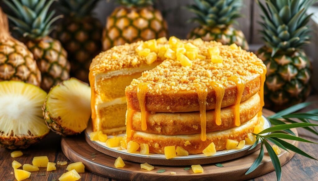 Crushed Pineapple Cake