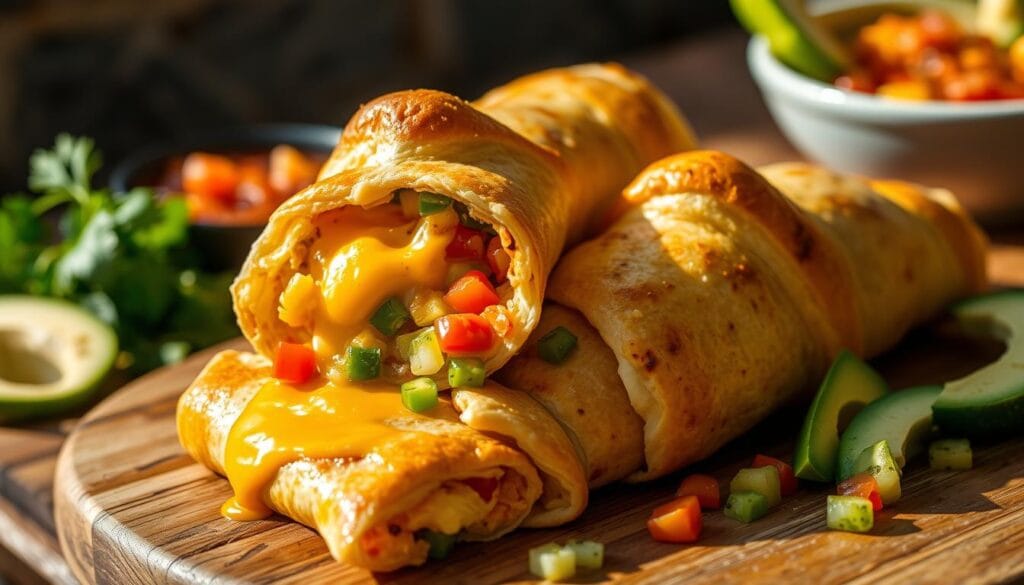 crescent roll breakfast burritos