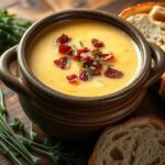 Loaded Baked Potato Soup crockpot potato soup