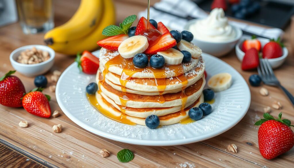 eggless pancake toppings