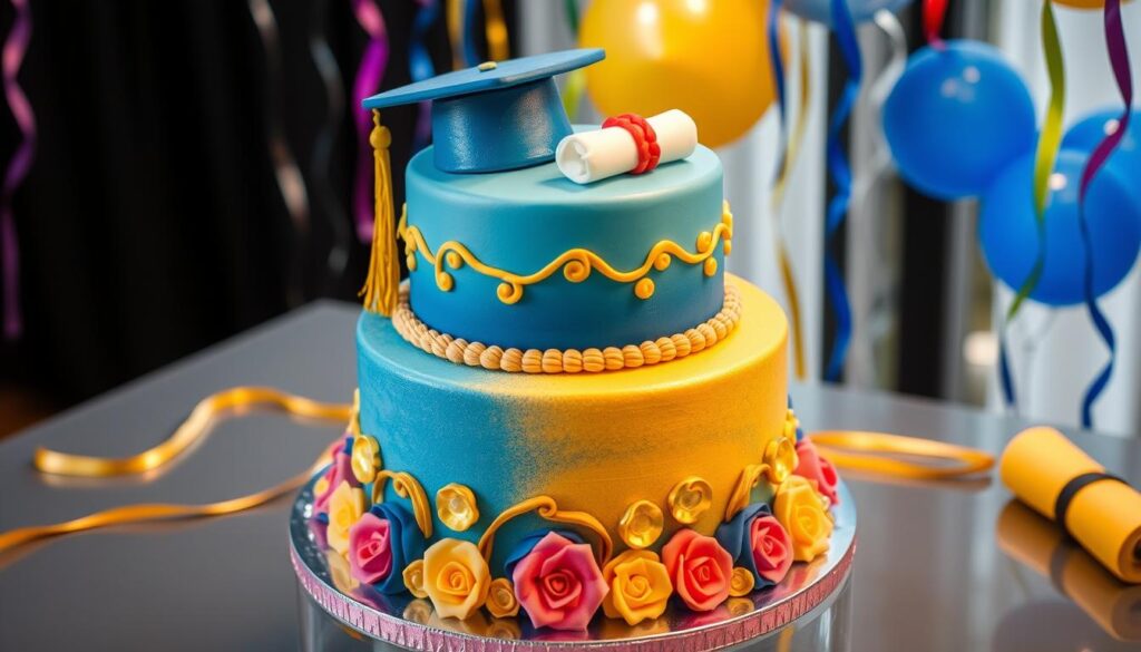 graduation cake