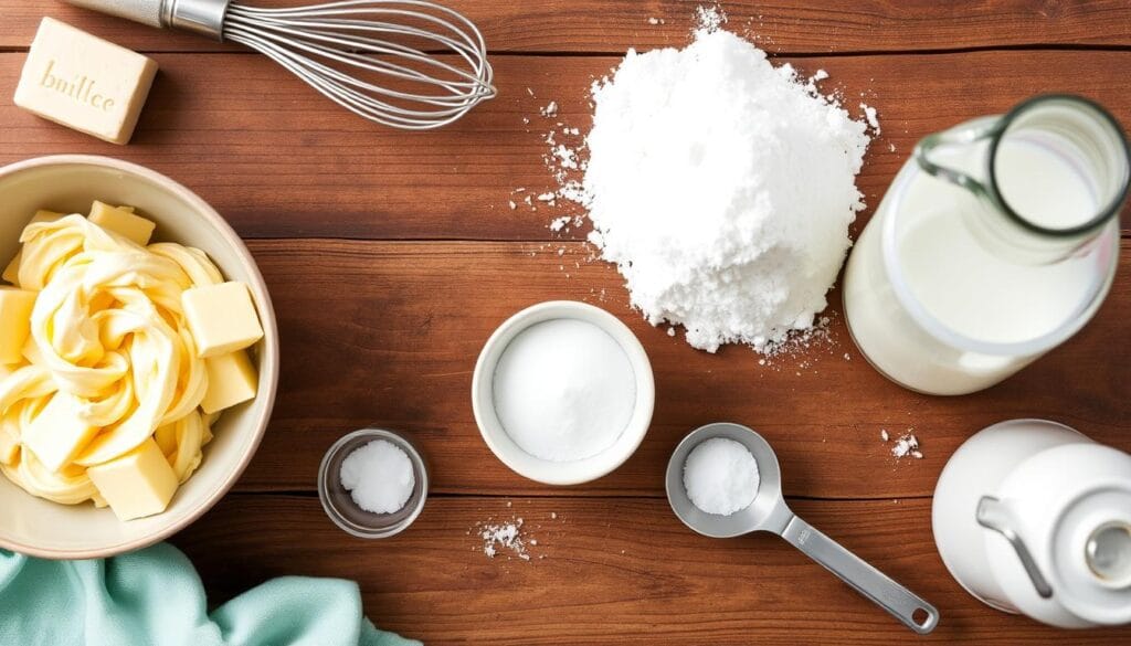 homemade buttercream ingredients