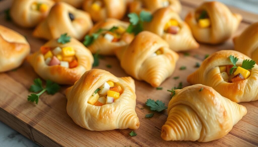 mini crescent roll breakfast bites