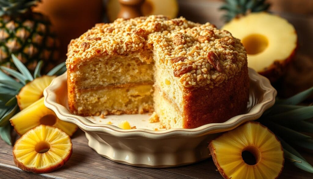 old fashioned pineapple crunch cake