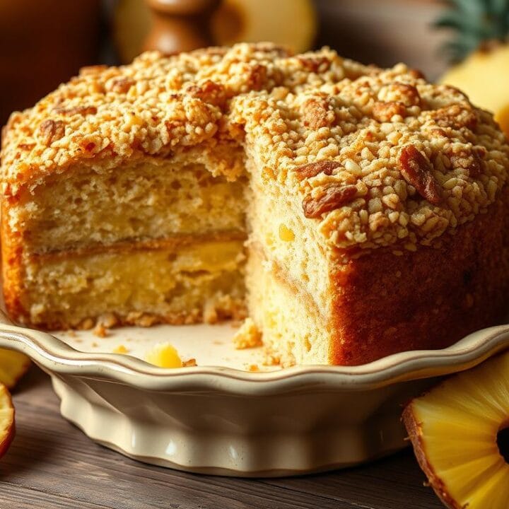 old fashioned pineapple crunch cake