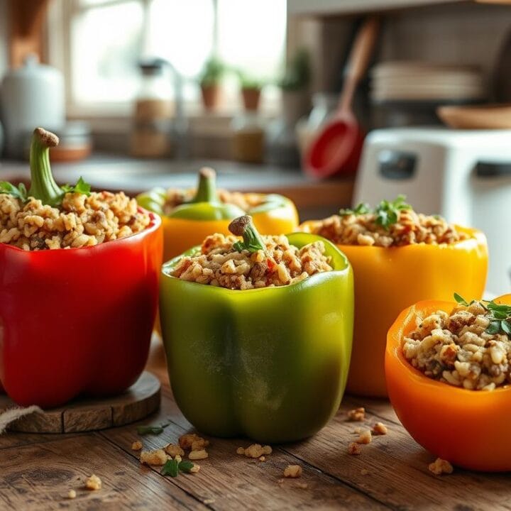 old fashioned stuffed bell peppers recipe