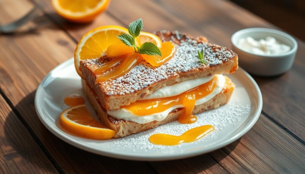 stuffed brioche french toast orange marmalade recipe