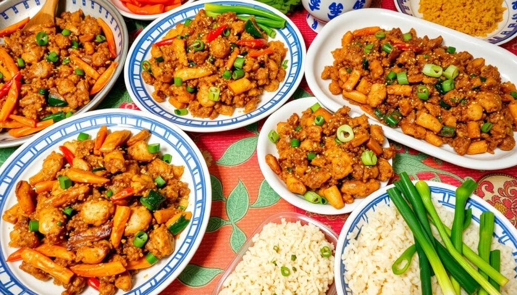 Asian-inspired ground chicken dishes