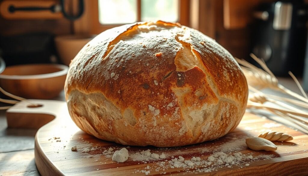 No-Knead Sourdough Bread Recipe