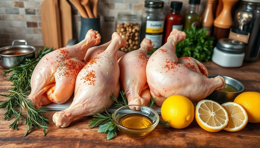 baked chicken legs ingredients