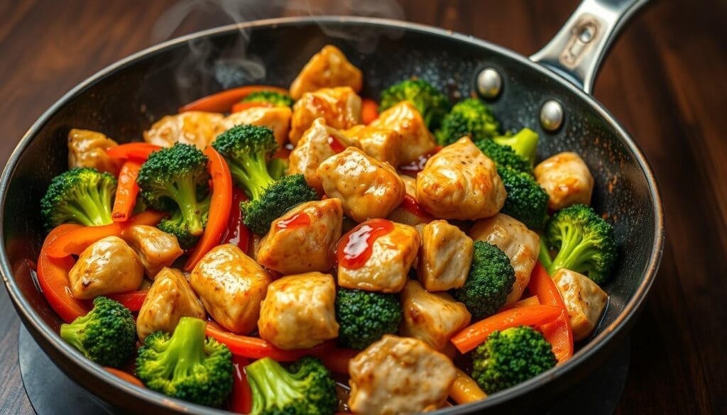 chicken and broccoli