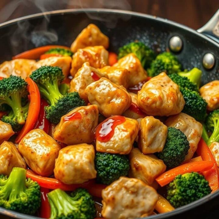 chicken and broccoli