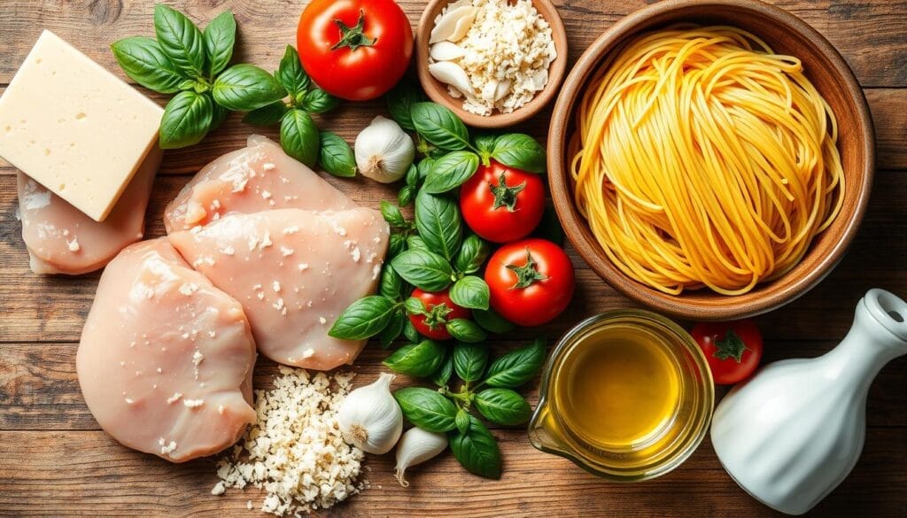 chicken parmesan pasta ingredients