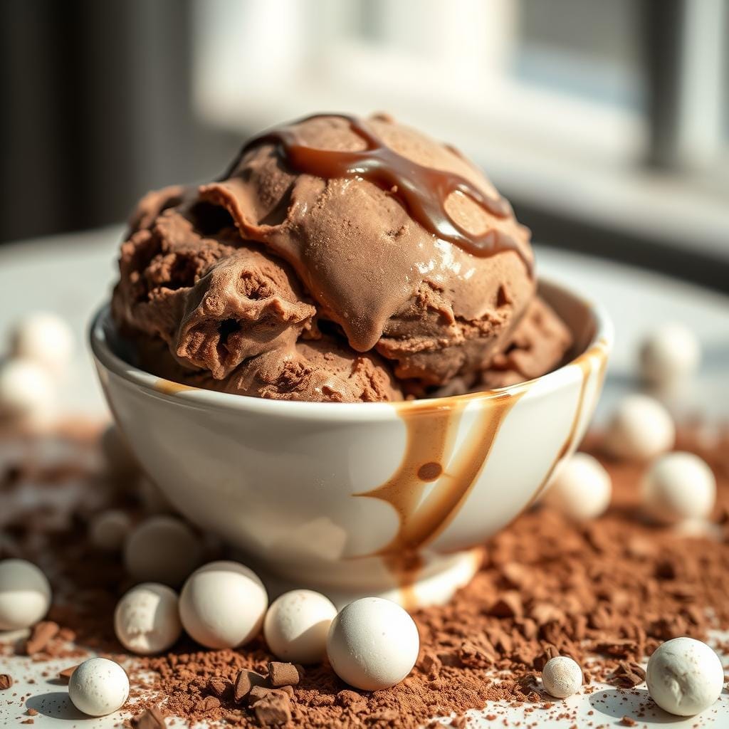 chocolate malt ice cream