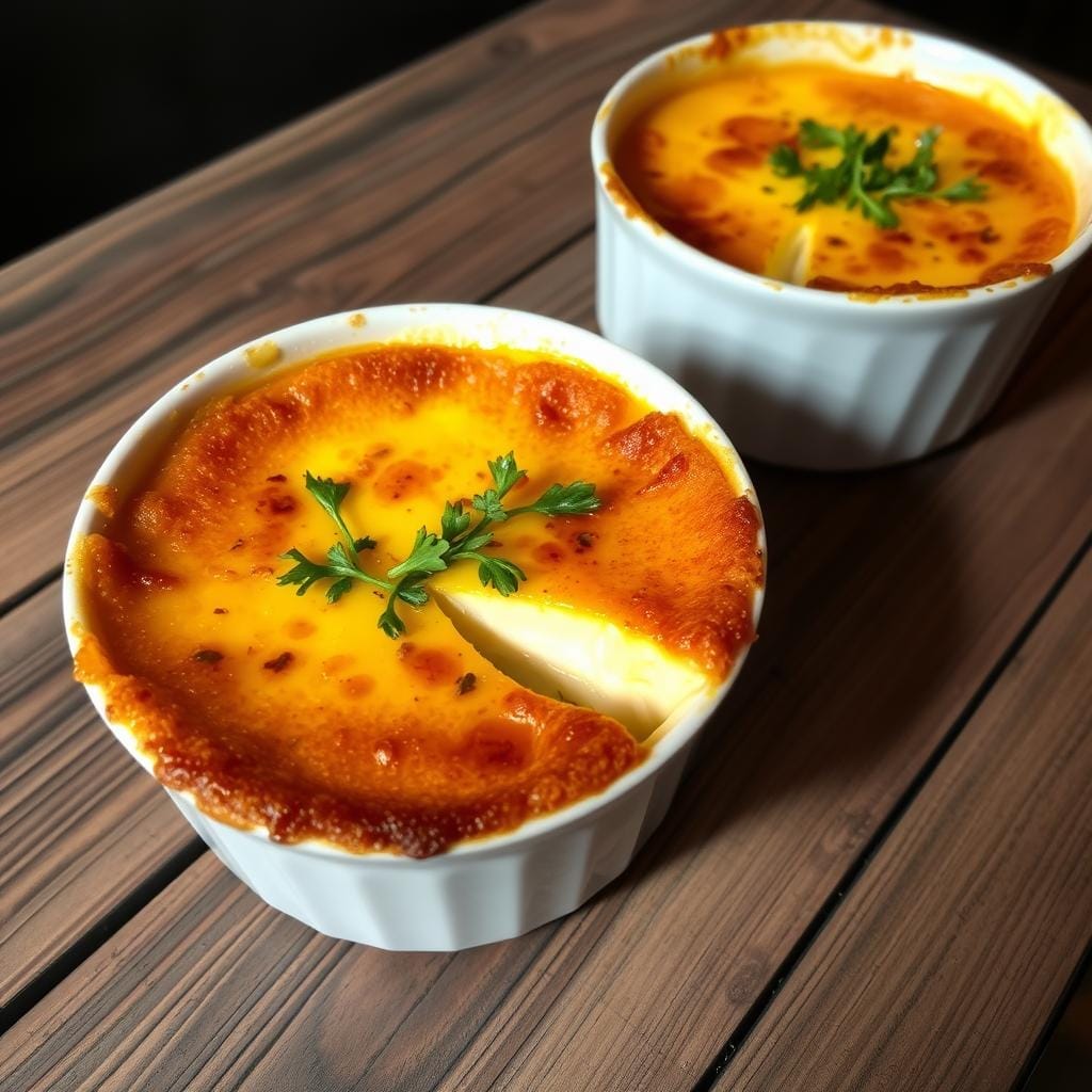 savory crab brulee