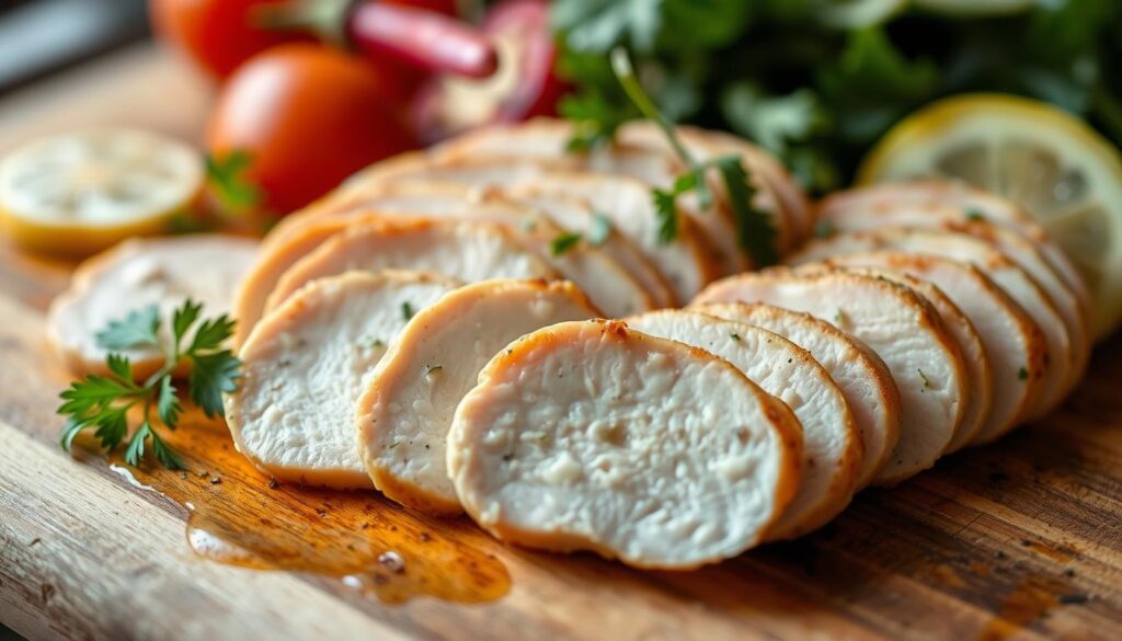 thin sliced chicken breast