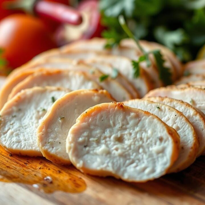 thin sliced chicken breast