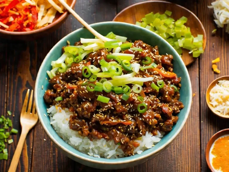 Deliciously Easy Korean Ground Beef Bowl: A Quick and Flavorful Meal